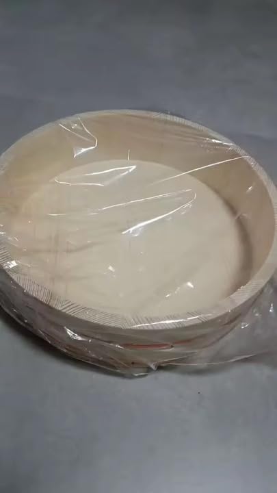 Japanese Wooden Sushi Rice Mixing Tub, Hangiri Sushi Oke Bowl, Round Bibimbap Bucket