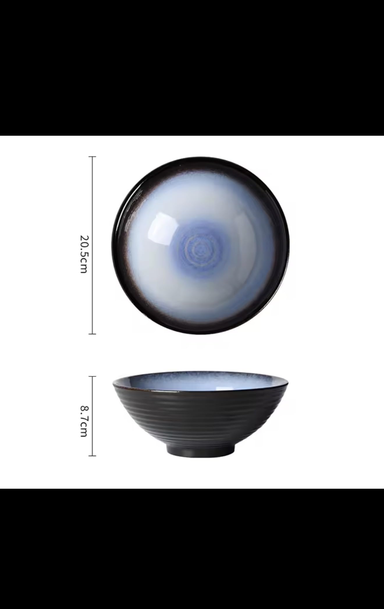 Japanese Vintage Porcelain Bowl, Ceramic Ramen Noodle Bowl, Salad Rice Soup Bowl, Creative Household Kitchenware