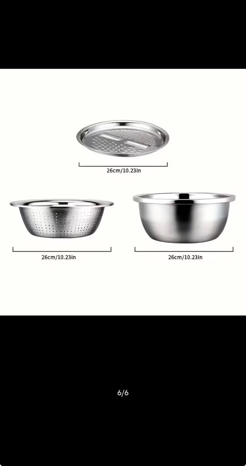 3-Piece Stainless Steel Multifunctional Vegetable Slicer with Drain Basket and Washing Basin Set