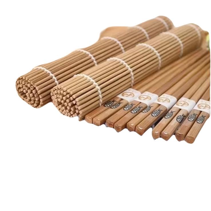 Bamboo Sushi Making Kit, 9-Piece DIY Set with Rolling Mats, Chopsticks, Rice Paddle and Spreader